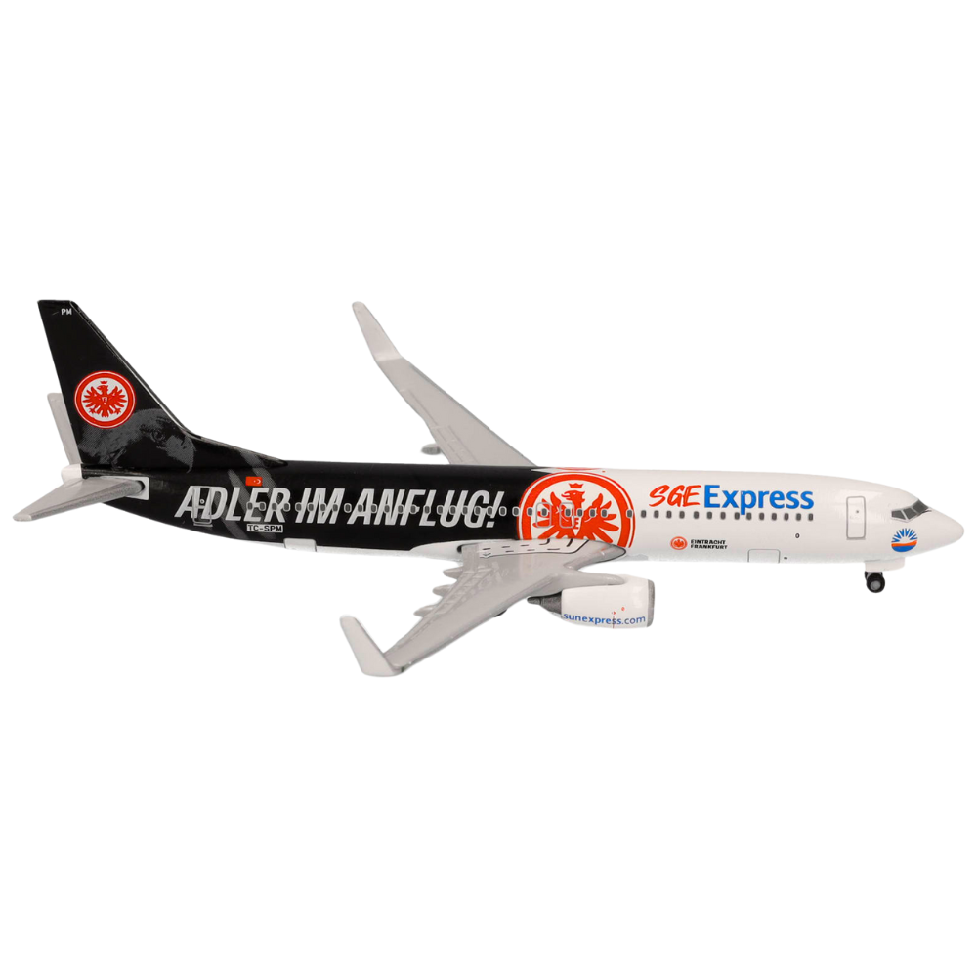 Herpa Wings Flugzeugmodell Sun Express Boeing 737-800 "Adler im Anflug" (1:500)